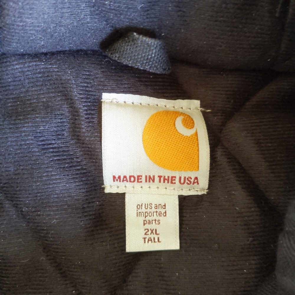 Carhartt Men's Quilted Flannel Lined Duck Active - Picture 5 of 6